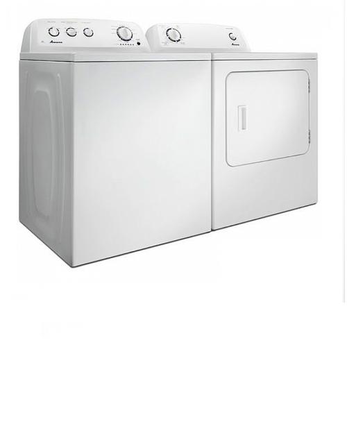 Amana® 6.5 Cu. Ft. Top-Load Electric Dryer With Automatic Dryness Control YNED4655EW 